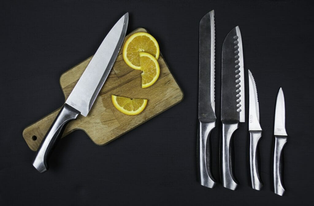 Kitchen knives.