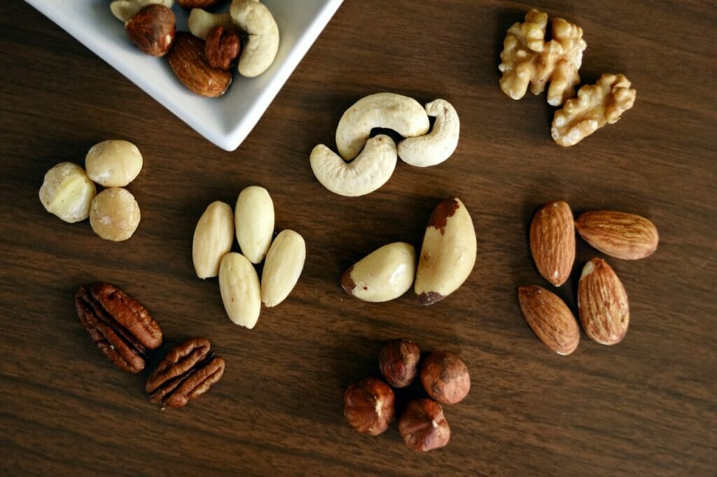 nuts, most used kitchen ingredients