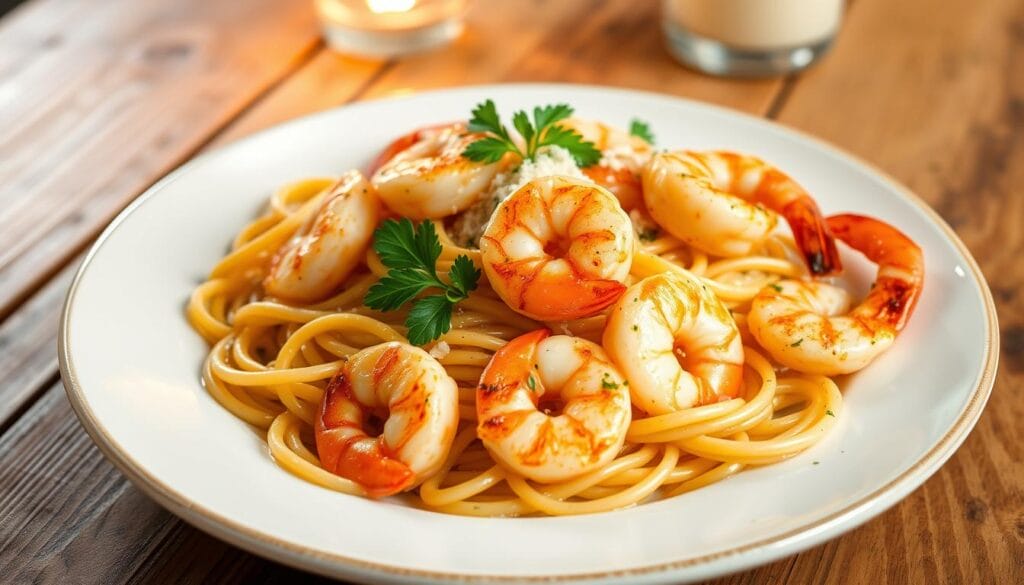 Garlic Butter Shrimp Pasta