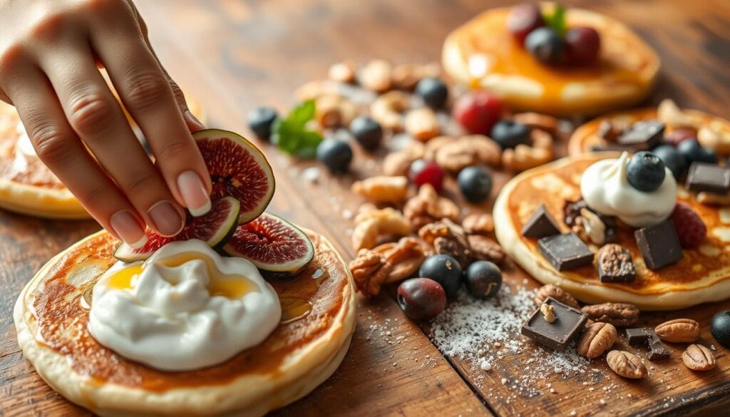 creative pancake toppings