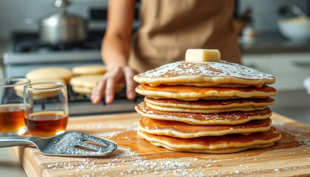 freezing pancakes