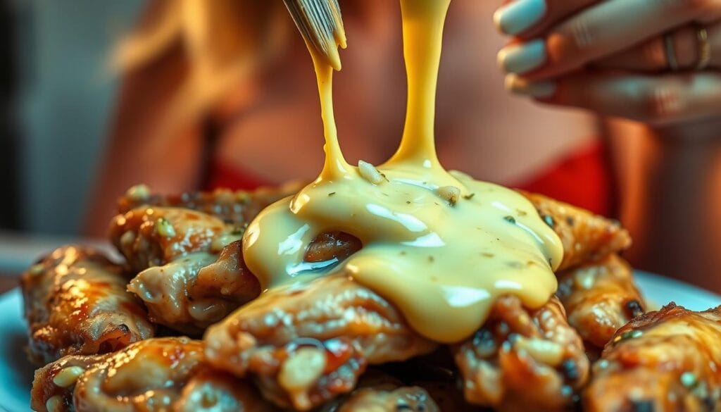 garlic butter sauce for wings