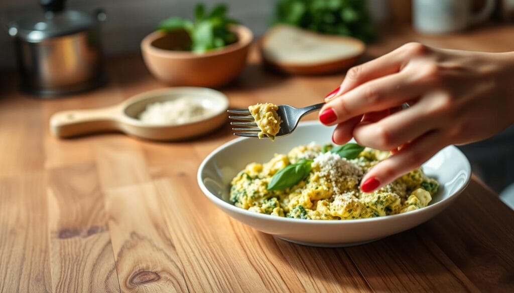 pesto egg recipe