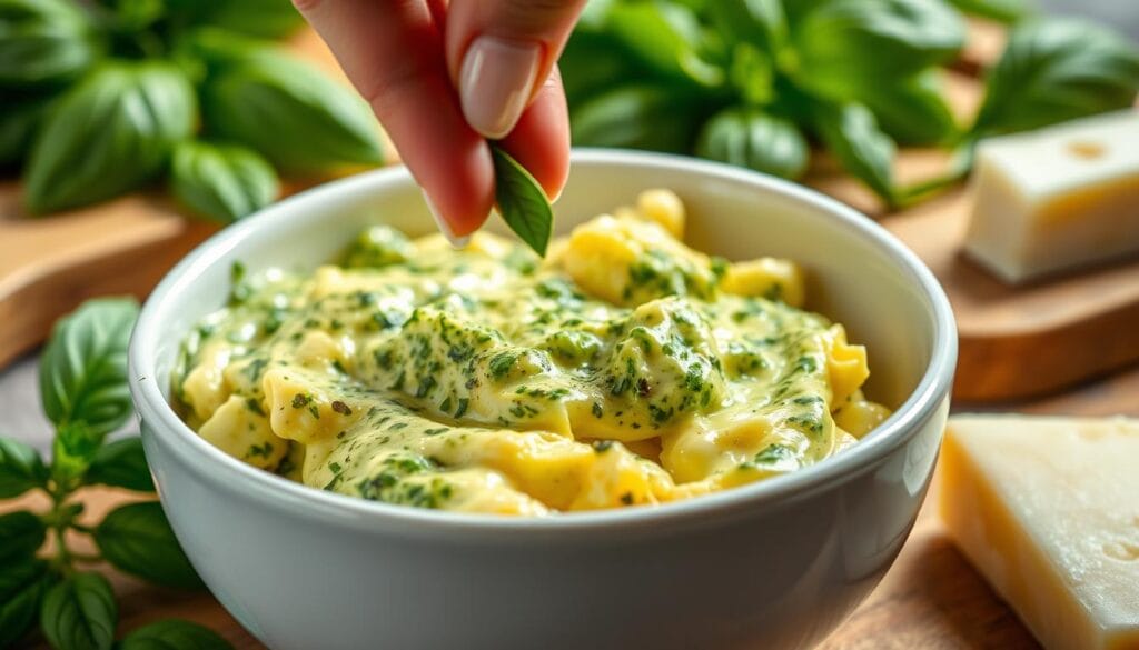 pesto egg recipe