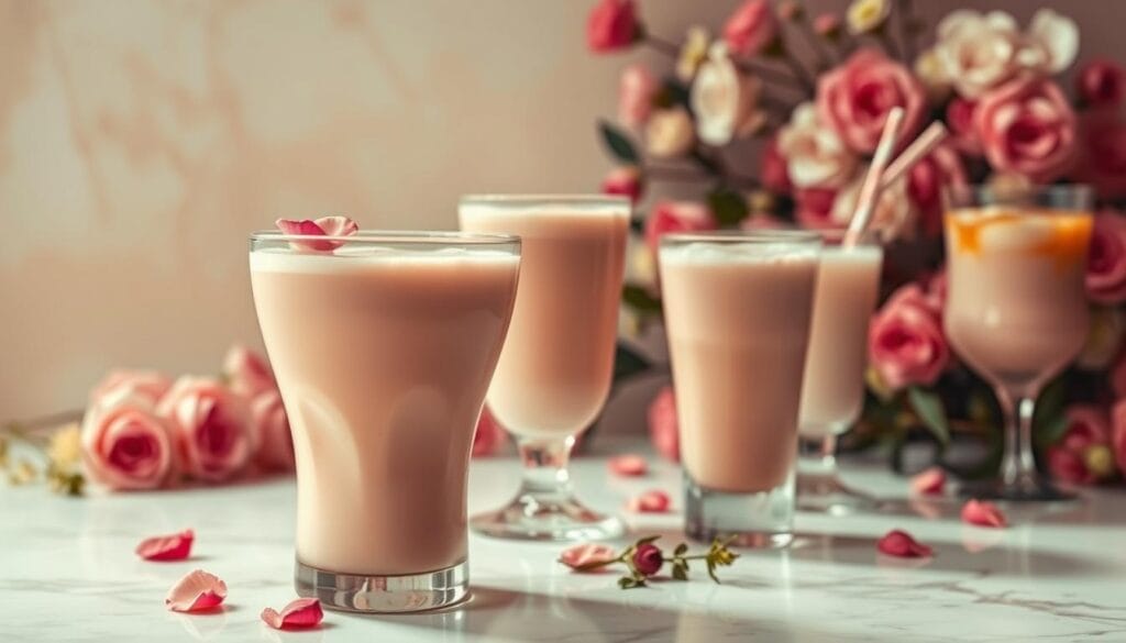 rose milk variations