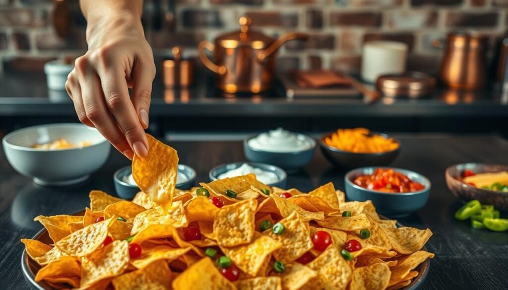 step-by-step nacho preparation