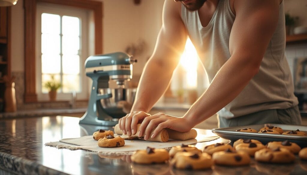 cookie baking process